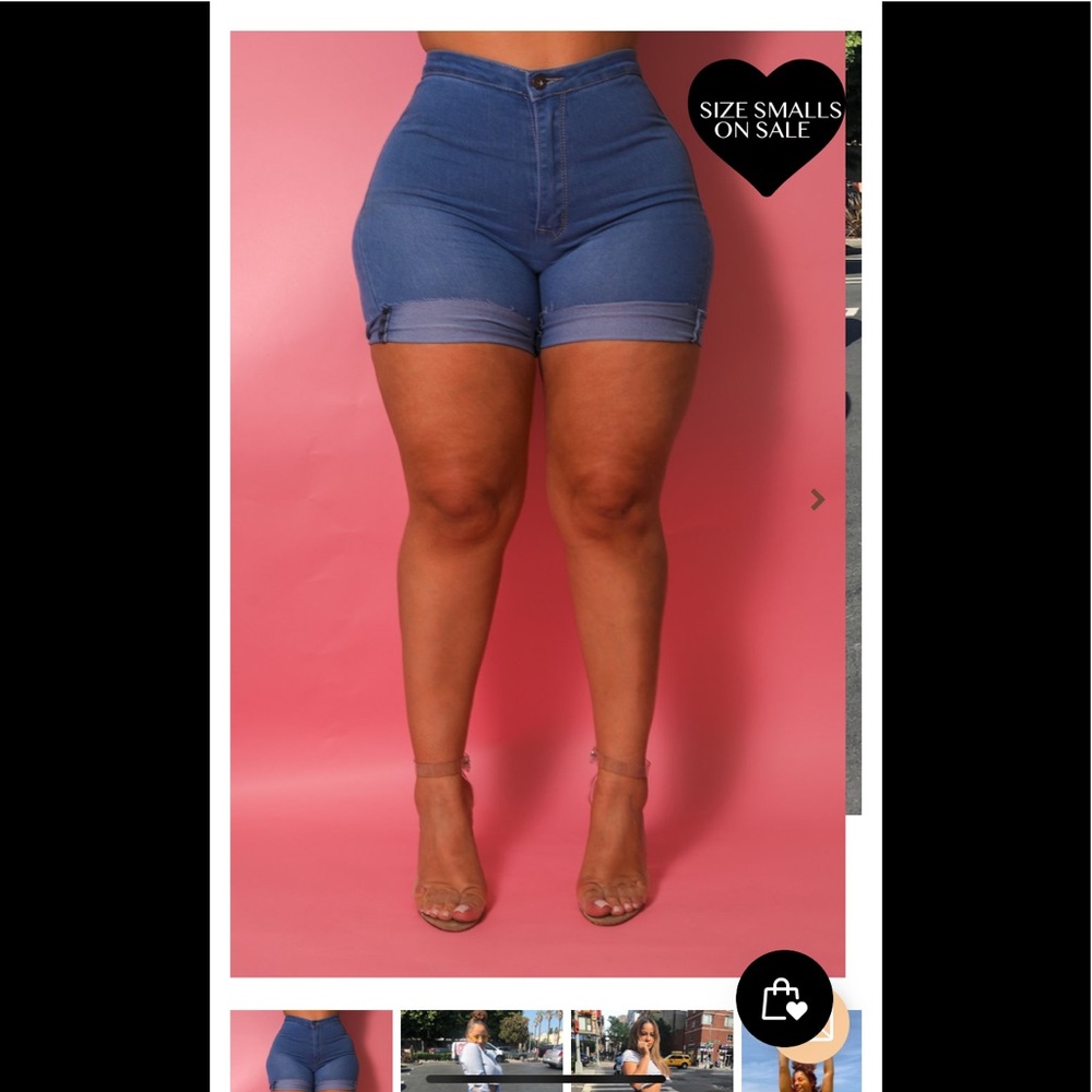 Very stretchy, high waist shorts. Never worn